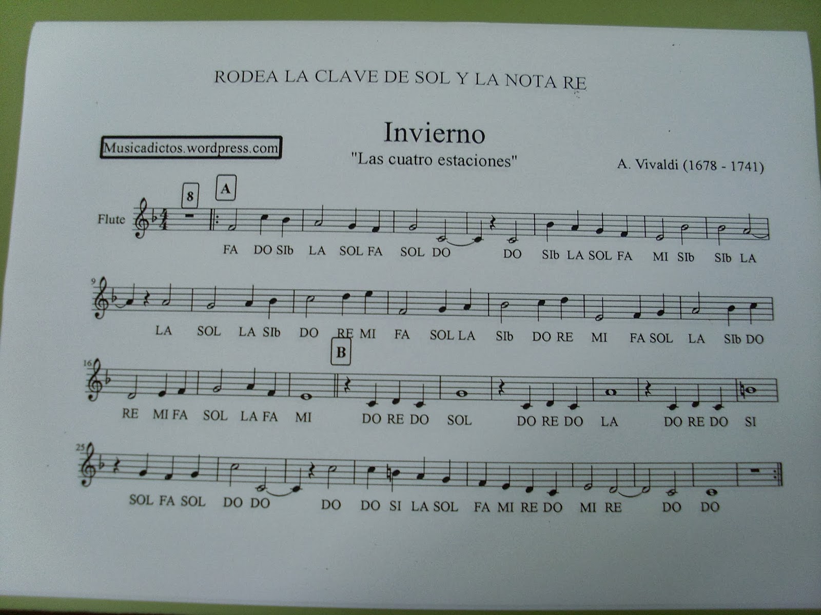 Partituras Para Piano De Antonio Vivaldi